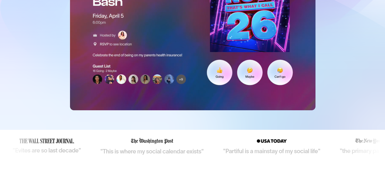 Plantilla de aniversario